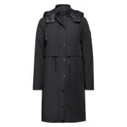 2-i-1 Trenchcoat med Avtagbar Hette