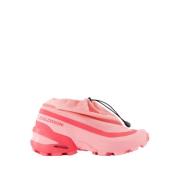 Rosa Lave Sneakers - Syntetisk Materiale