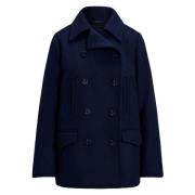 Ullblanding Twill Peacoat