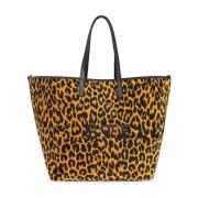 Brun Leopardmønstret Tote Bag