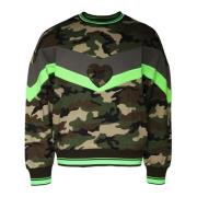 Camouflage Logo Pullover Sweatshirt Multifarget