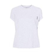 Heather Grey Bomullsblanding T-skjorte