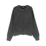 Antrasittgrå Crew Neck Sweatshirt