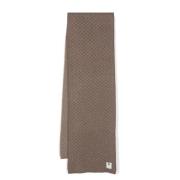 Kamelbrun Cashmere Jacquard Skjerf