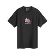 Svart Panther Chimera Brodert Tee