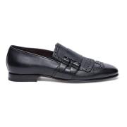 Herre skinn dobbel-spenne loafer