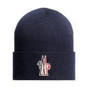 Marineblå Ull Beanie