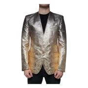 Gull Slim Fit Blazer med To Knapper