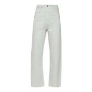 Straight Leg Jeans med Beltehemper