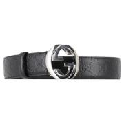 Pre-owned Leather belts