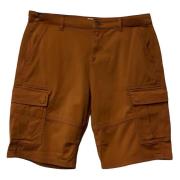 Cargo Style Kenlye Shorts i Mørk Oransje