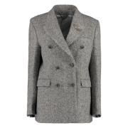 Strikket Dobbelspent Blazer