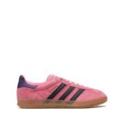 Rosa Semskede Sneakers med 3-Stripes