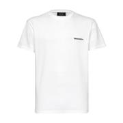 Hvit Basic Tee Skjorte