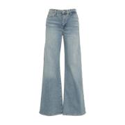 Blå Flared Vintage Jeans