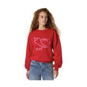 Rød Hot Chilli Terry Sweater