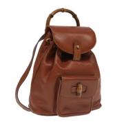 Pre-owned Leather backpacks