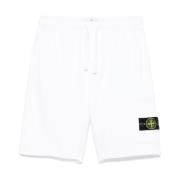 Hvite Bermuda Shorts for Menn