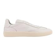 Flate skinn sneakers for menn