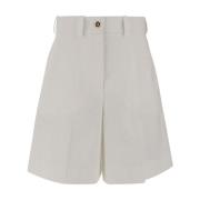 Hvite Sommer Shorts Kvinner Casual Stil