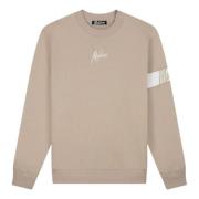 Taupe Sweater Stilig Modell