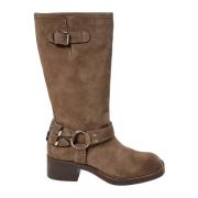 Clarissasw Boot i Dark Sand