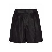 Silke Tailored Shorts med Elastisk Midje