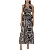 Polyester Sommer Maxi Kjole