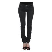 Mørkegrønn Slim Fit Jeans