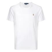 Brodert Slim Fit Bomull T-skjorte