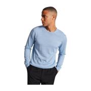 Chambray Blue Melange Margrate Merino Genser