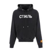 Ctnmb Logo Hoodie Svart Sweatshirt