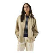 Elegant Sand Blazer Jakke