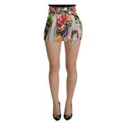 Blomster High-Waist Shorts