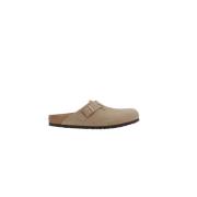 Tobakk Nubuck Mule Flats