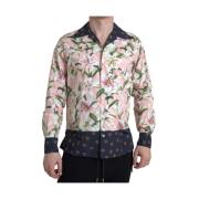 Elegant Slim Fit Rosa Fritidsskjorte