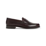 Brun Loafer Sko Elegant Stil