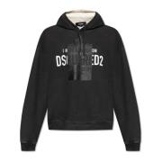 Sweatshirt med logo