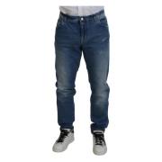 Italienske Skinny Denim Jeans