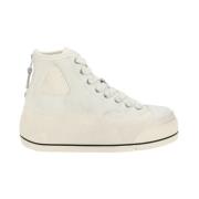 Platform High Top Sneakers med glidelås hæl