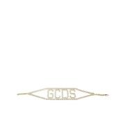 Logo Choker Halskjede med Bling