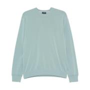 Jade Green Crew Neck Sweater