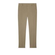 Beige Bomull Skinny Fit Bukser