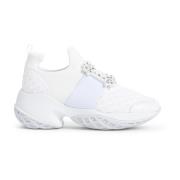 Hvite Sneakers Elegant Stil