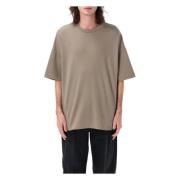 Oversized T-skjorte Støvete Beige