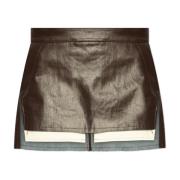 Fog Cutoff Mini Skirt