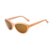 Brune Acetat Dame Solbriller med Alpine Vision