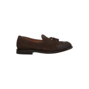 Flettet Semskede Loafers Brun