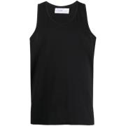 Luksus Svart Tank Top