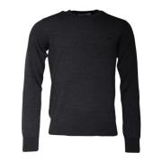 Logo Brodert Ull Pullover Genser